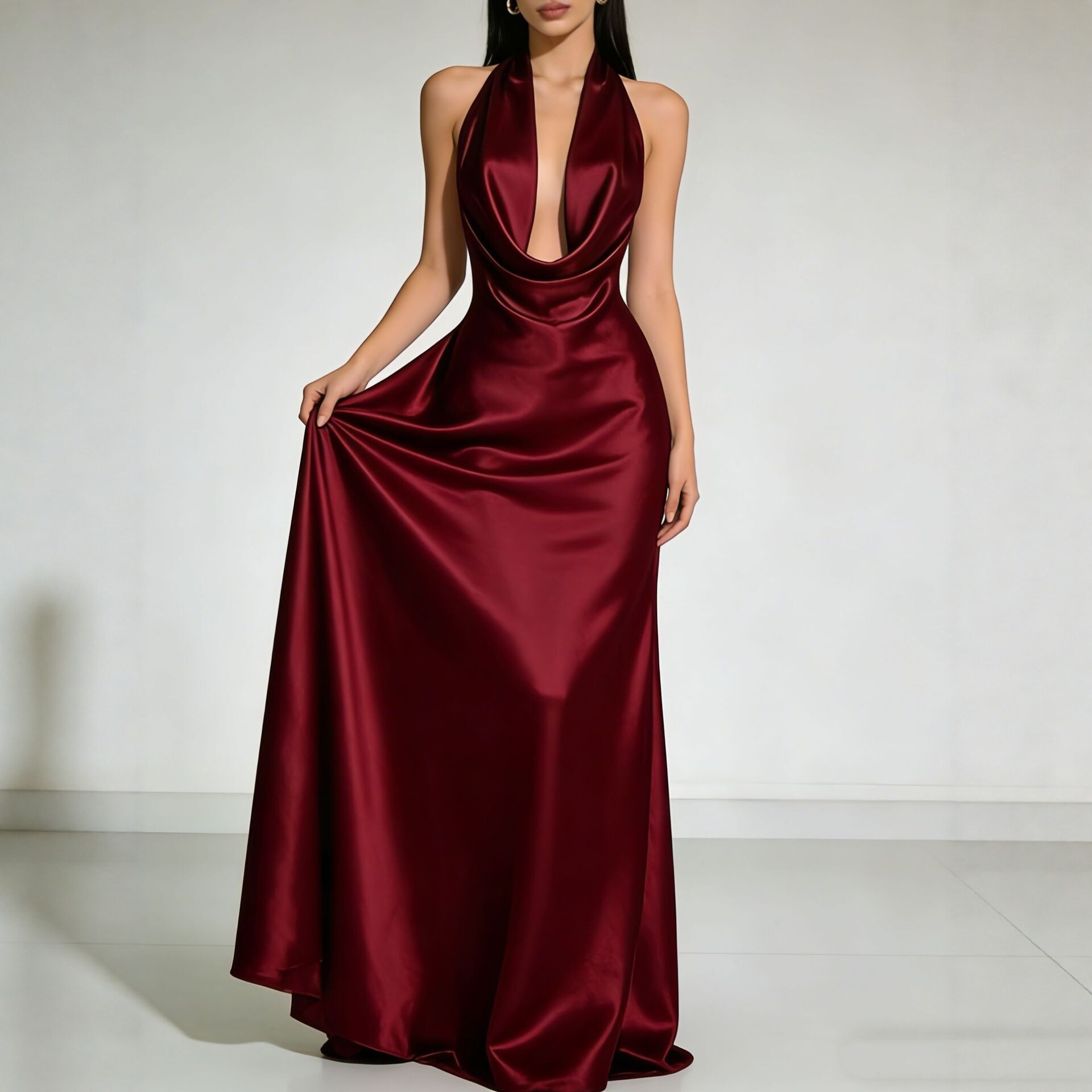 Maxi Dress Halter - فساتين أنيقة للحفلات 2026، فساتين لحضور