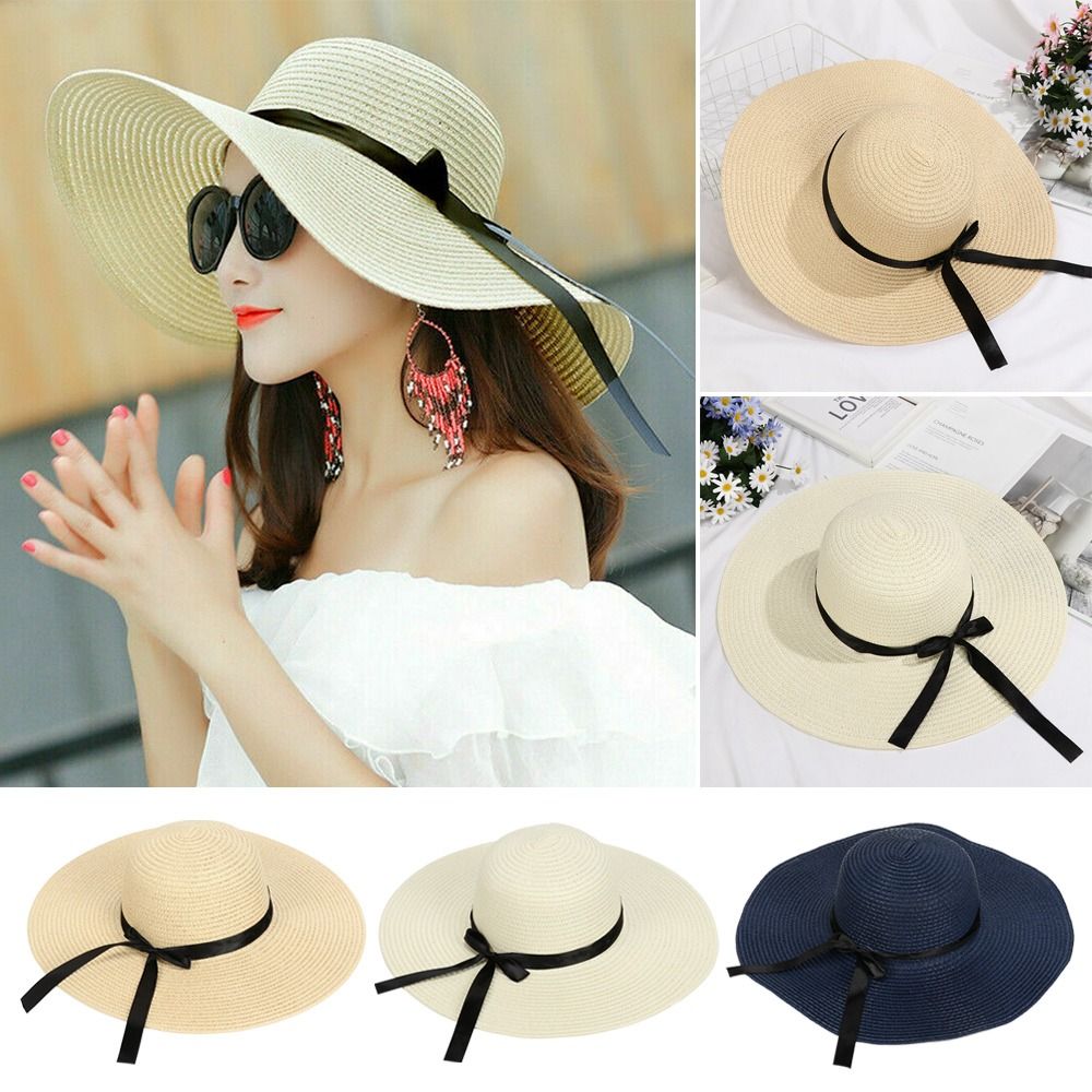 قبعة شمسية نسائية واسعة الحواف - مراجعة Hat Floppy Wide وسعره