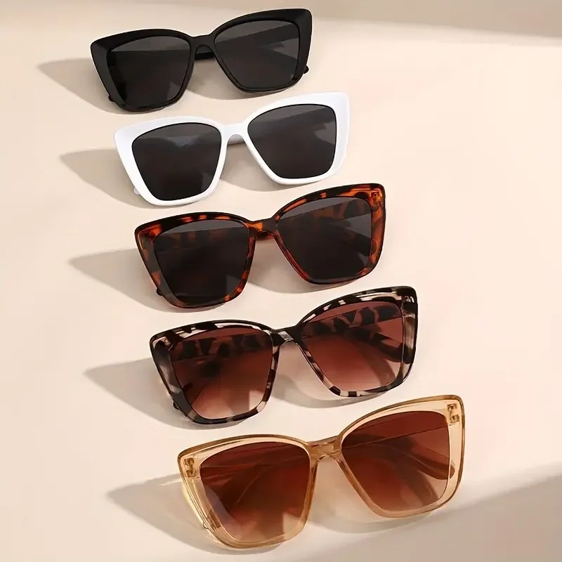 5 قطع من النظارات الشمسية النس - مراجعة Sunglasses Cat Eye وسعره