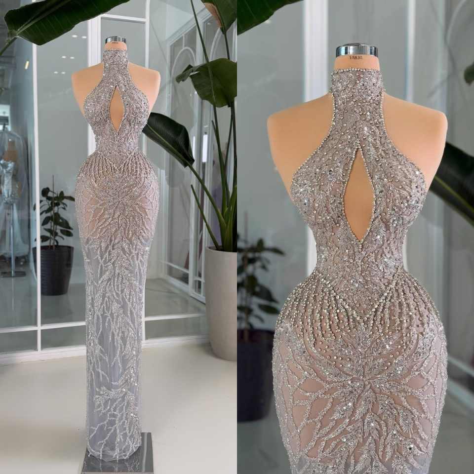 فساتين سهرة أنيقة بياقة رسن وف - مراجعة Maxi Dress Halter وسعره